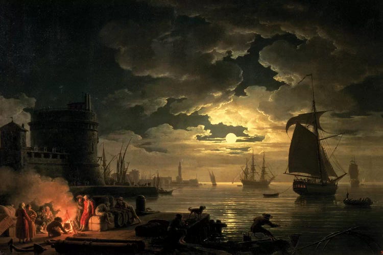 The Harbour of Palermo, 1750