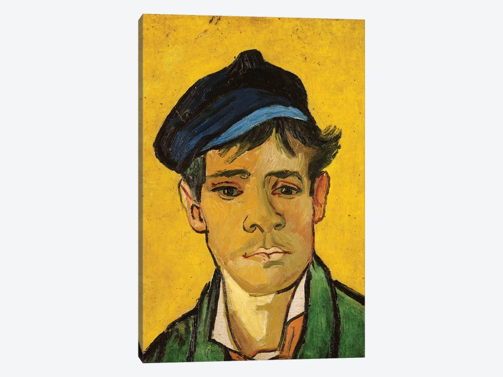 Young Man with a Hat, 1888 by Vincent van Gogh 1-piece Canvas Artwork
