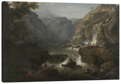 The Waterfalls at Tivoli, 1737 Canvas Art Print