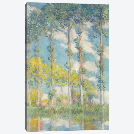 The Poplars; Les Peupliers, 1891 Canvas Print #BMN9148} by Claude Monet Canvas Wall Art