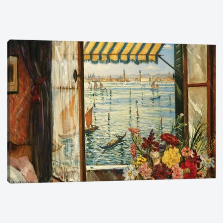 From a Venetian Window, 1934 Canvas Print #BMN9150} by Christopher Richard Wynne Nevinson Canvas Art Print