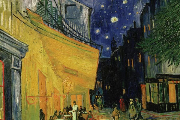 Cafes: Cafe Terrace, Place du Forum, Arles, 1888 by Vincent van Gogh