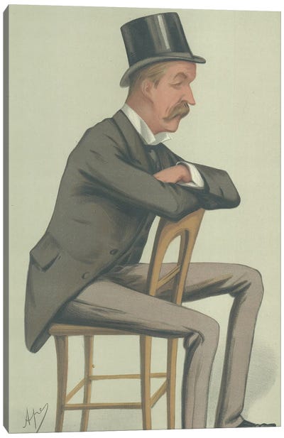 The Hon Oliver George Paulett Montagu Canvas Art Print