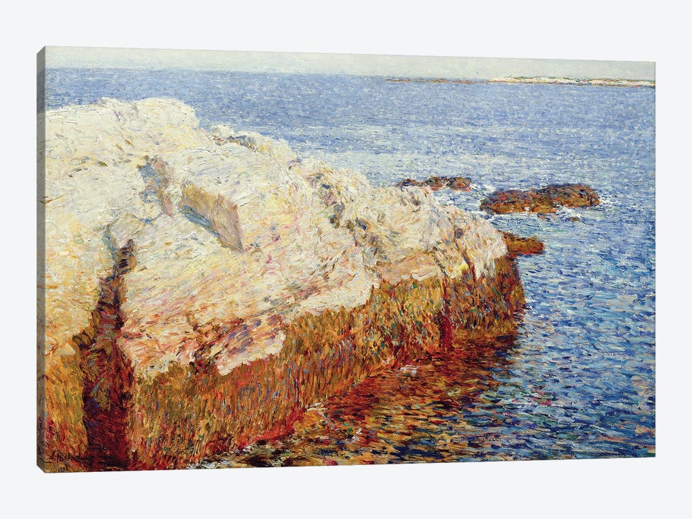 Cliff Rock, Appledore, 1903 1-piece Canvas Print