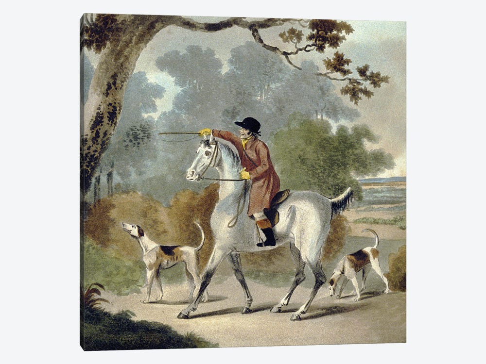 Push Him Tom Boy, from The Pytchley Hunt, engraved by F. Jukes , 1790 1-piece Canvas Artwork