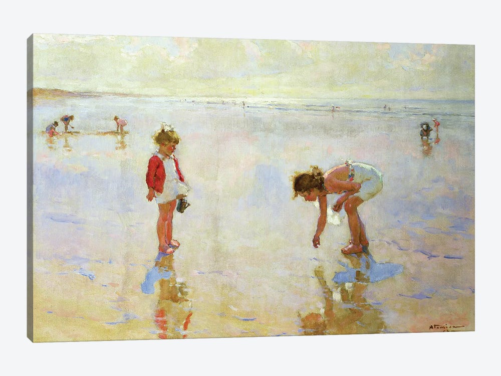 Beach Scene by Charles-Garabed Atamian 1-piece Canvas Print