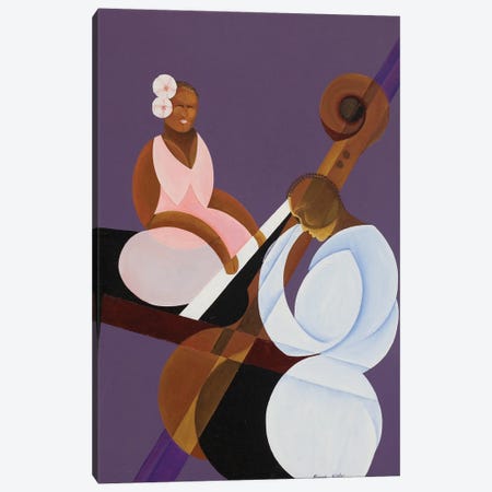 Lavender Jazz, 2007 Canvas Print #BMN9183} by Kaaria Mucherera Canvas Wall Art