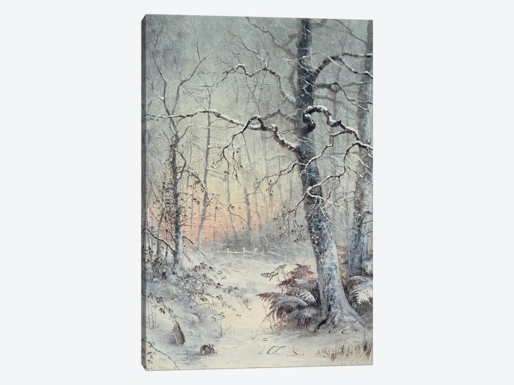 Winter Breakfast by Joseph Farquharson 1-piece Canvas Artwork