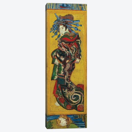 Japonaiserie: Courtesan or Oiran , Paris, 1887 Canvas Print #BMN9188} by Vincent van Gogh Canvas Wall Art