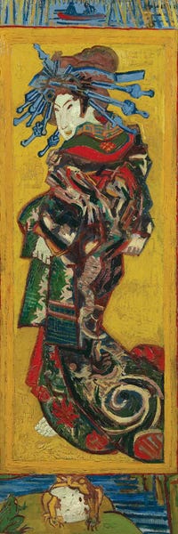 All Things Van Gogh: Japonaiserie: Courtesan or Oiran , Paris, 1887 by Vincent van Gogh