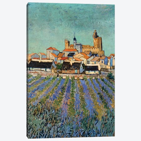 Saintes-Maries-de-la-Mer, 1888 Canvas Print #BMN9189} by Vincent van Gogh Canvas Wall Art