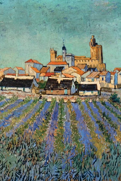 All Things Van Gogh: Saintes-Maries-de-la-Mer, 1888 by Vincent van Gogh