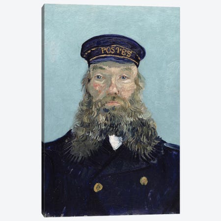 Portrait of Postman Roulin, 1888 Canvas Print #BMN9206} by Vincent van Gogh Canvas Art