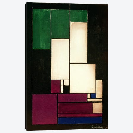 Composition, 1922  Canvas Print #BMN922} by Theo Van Doesburg Canvas Art Print