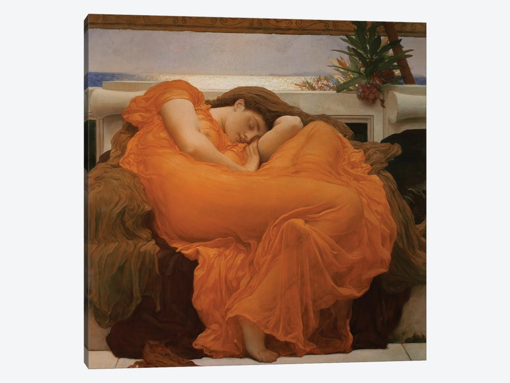 Flaming June, c.1895 by Frederic Leighton 1-piece Canvas Wall Art
