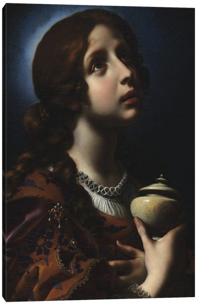 The Penitent Magdalene, c.1650-51 Canvas Art Print