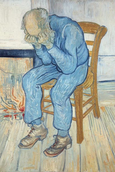 All Things Van Gogh: Old Man in Sorrow  1890 by Vincent van Gogh