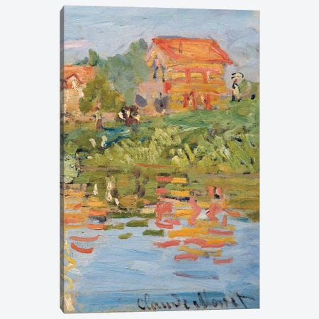 Regattas at Argenteuil, c.1872 Canvas Print #BMN9257} by Claude Monet Canvas Art Print