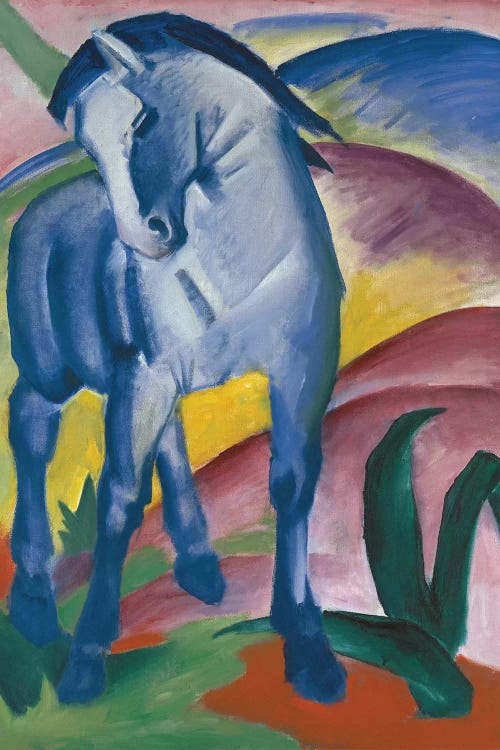 Blue Horse, 1911 by Franz Marc wall art