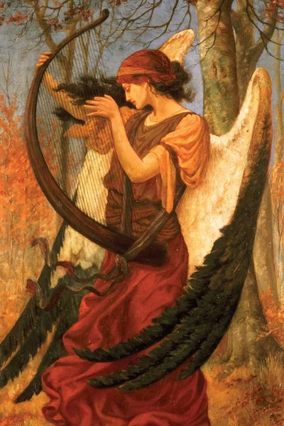 Angels: Titania's Awakening, 1896 by Charles Sims