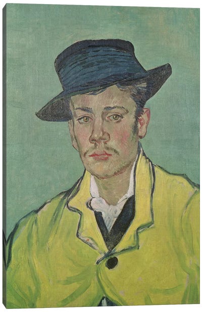 Portrait of Armand Roulin, 1888 Canvas Art Print - Post-Impressionism Art