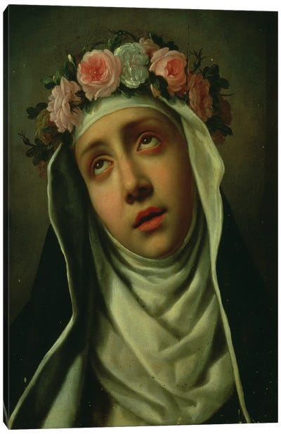 St. Rose of Lima Canvas Art Print - Saints