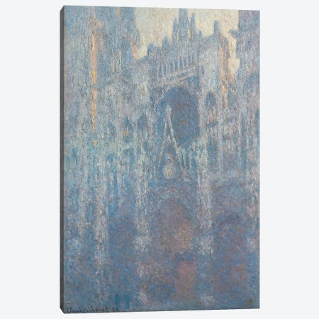 The Portal of Rouen Cathedral in Morning Light, 1894 Canvas Print #BMN9288} by Claude Monet Art Print