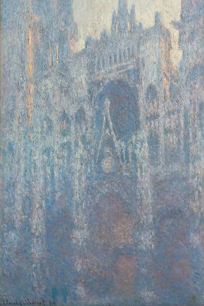 All Things Monet: The Portal of Rouen Cathedral in Morning Light, 1894 by Claude Monet