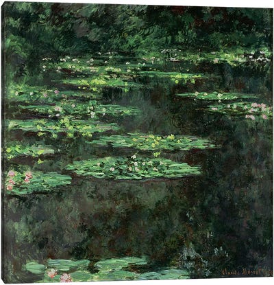 Waterlilies, 1904  Canvas Art Print - Claude Monet