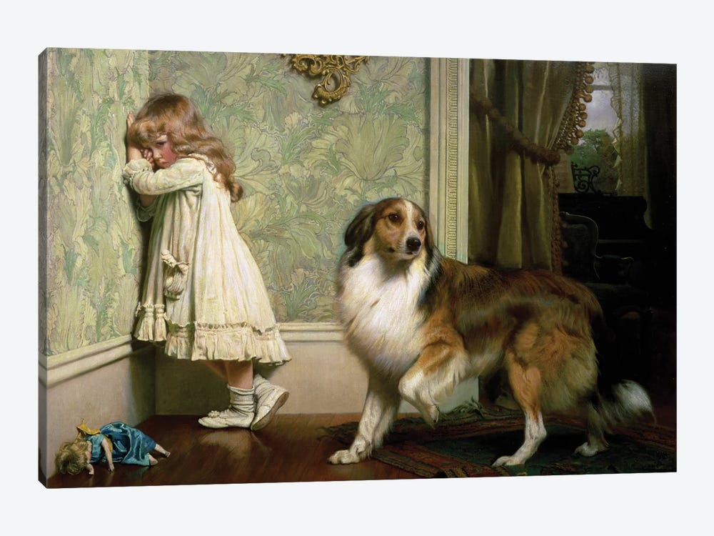A Special Pleader, 1893 by Charles Burton Barber 1-piece Canvas Art