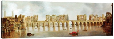 View of London Bridge, c.1632 Canvas Art Print