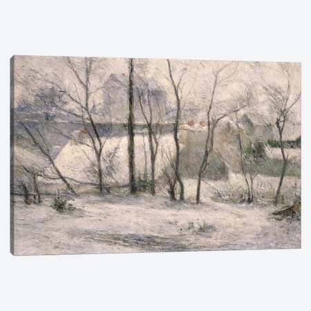 Winter Landscape, 1879  Canvas Print #BMN932} by Paul Gauguin Canvas Wall Art