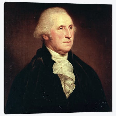 Portrait of George Washington, 1795 Canvas Print #BMN9339} by Charles Willson Peale Canvas Art Print