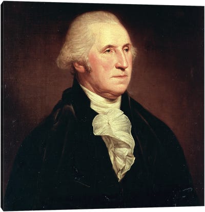 Portrait of George Washington, 1795 Canvas Art Print