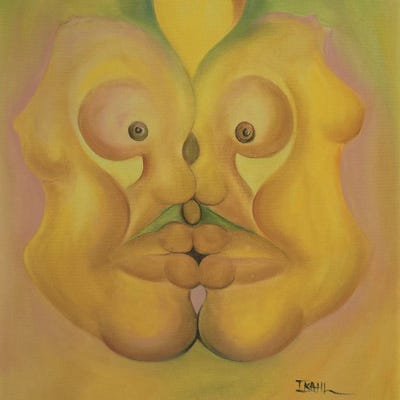 The Kiss by Ikahl Beckford framed wall art