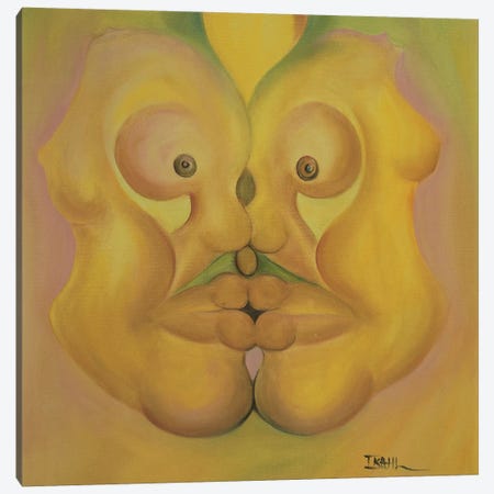 The Kiss Canvas Print #BMN9343} by Ikahl Beckford Canvas Art