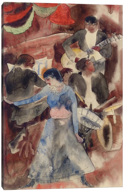 Negro Girl Dancer, 1916 Canvas Art Print
