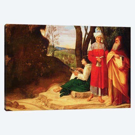 The Three Philosophers  Canvas Print #BMN936} by Giorgio Giorgione Art Print