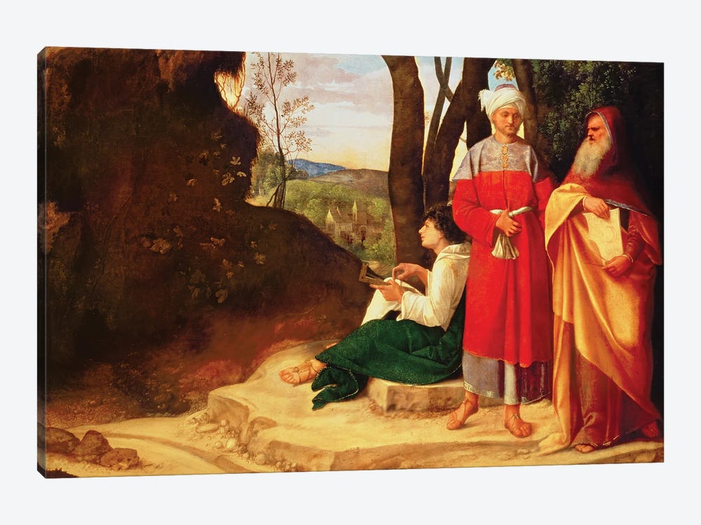 The Three Philosophers  1-piece Canvas Art