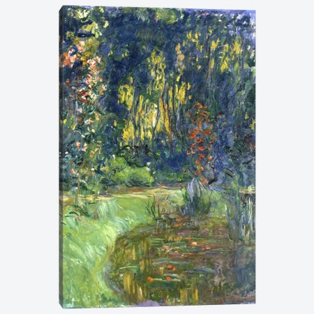 Garden of Giverny, 1923 Canvas Print #BMN939} by Claude Monet Canvas Artwork