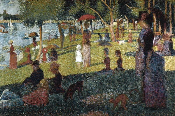 Georges Seurat: Study for a Sunday at the Grande Jatte by Georges Seurat
