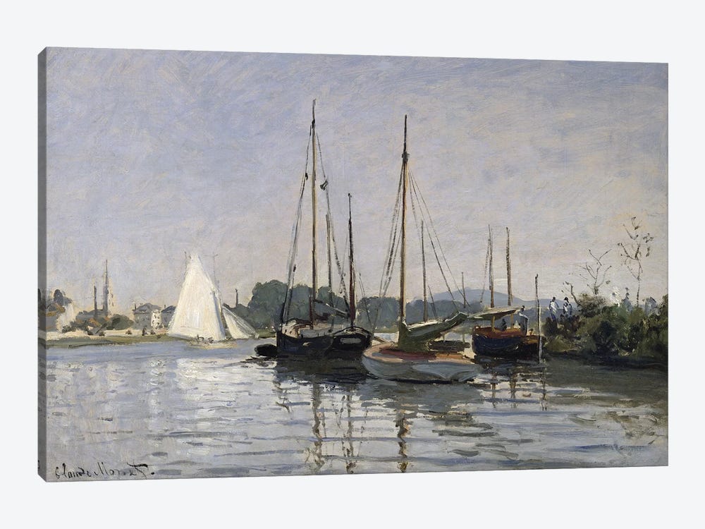 Pleasure Boats, Argenteuil, c.1872-3  by Claude Monet 1-piece Art Print
