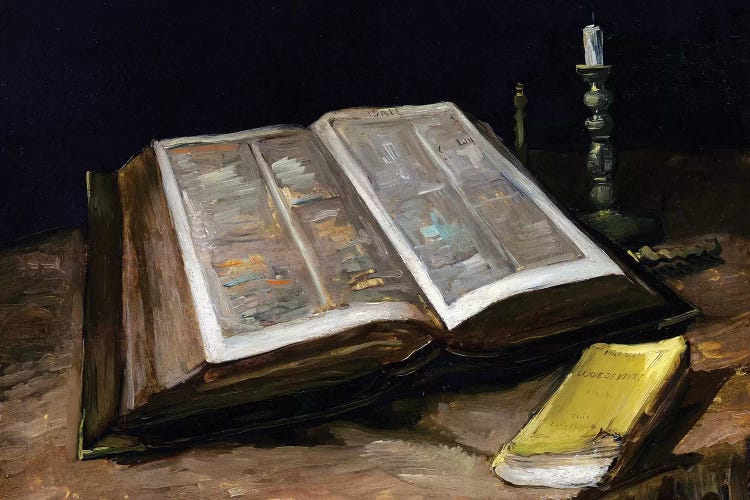 Still Life with Bible by Vincent van Gogh wall art