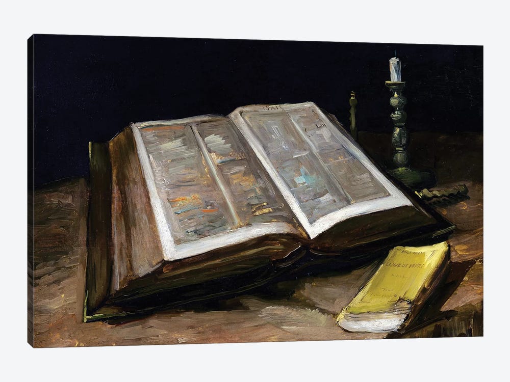 Still Life with Bible by Vincent van Gogh 1-piece Art Print