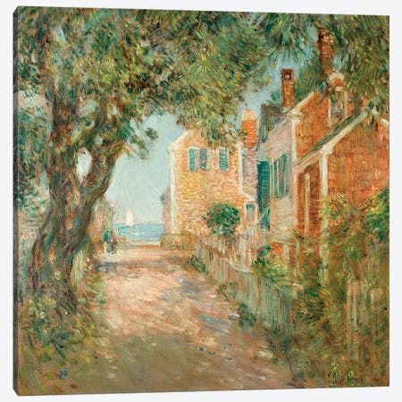 Street in Provincetown, 1904 Canvas Print #BMN9417} by Childe Frederick Hassam Canvas Print