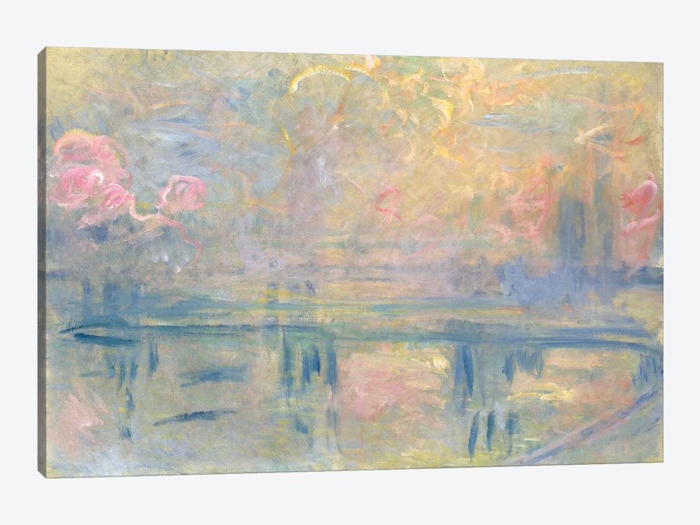 Charing Cross Bridge, c.1900 by Claude Monet 1-piece Canvas Art