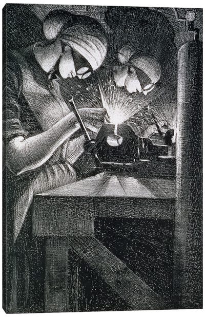 Acetylene Welders, 1917 Canvas Art Print