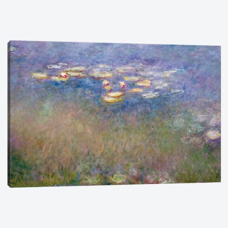 Water Lilies  c.1915-26 Canvas Print #BMN9434} by Claude Monet Canvas Art Print