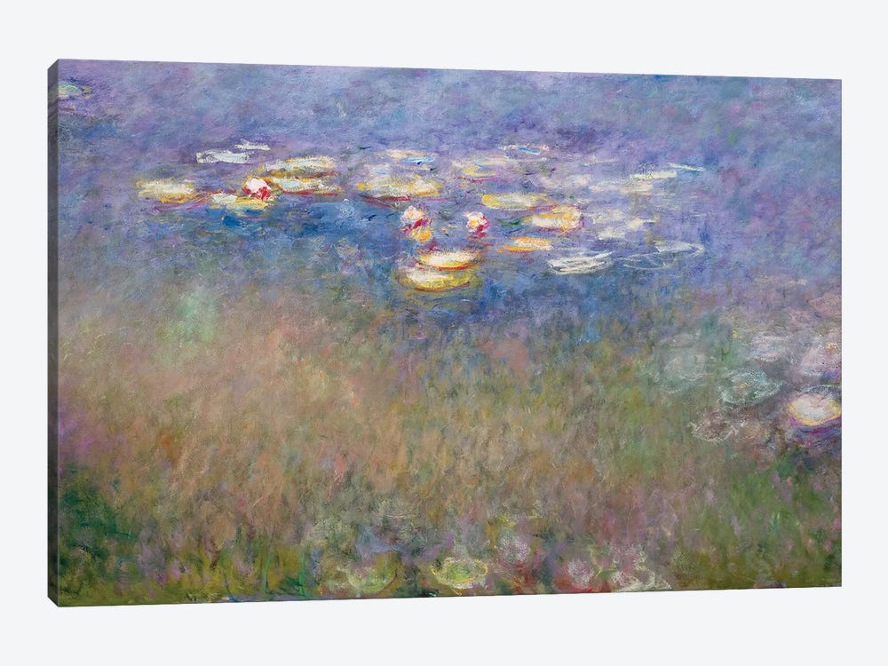Water Lilies  c.1915-26 by Claude Monet 1-piece Canvas Artwork