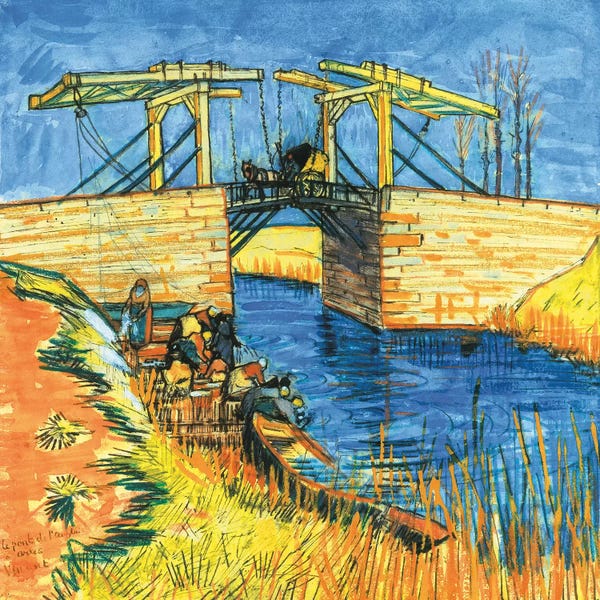 Vincent van Gogh: Le Pont de Langlois a Arles, 1888 by Vincent van Gogh